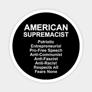 American Supremacist Magnet